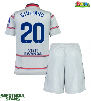Atletico Madrid Giuliano Simeone #20 Tredjeställ Barn 2026-27 Kortärmad (+ Korta byxor)